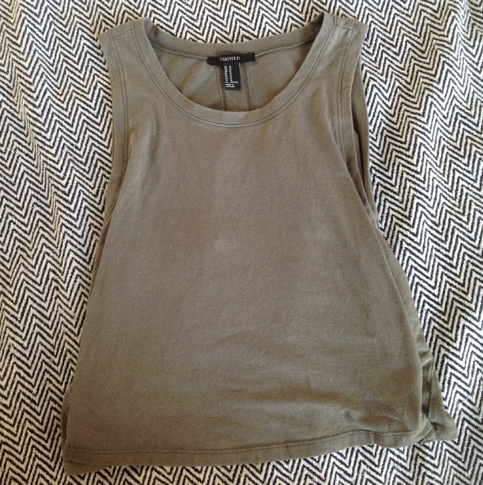 Forever 21 Green Tank Top